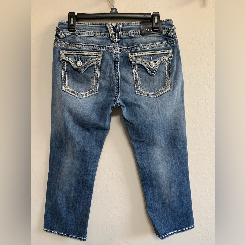 Vigoss The New York Capris Flap Pockets Thick Stitch